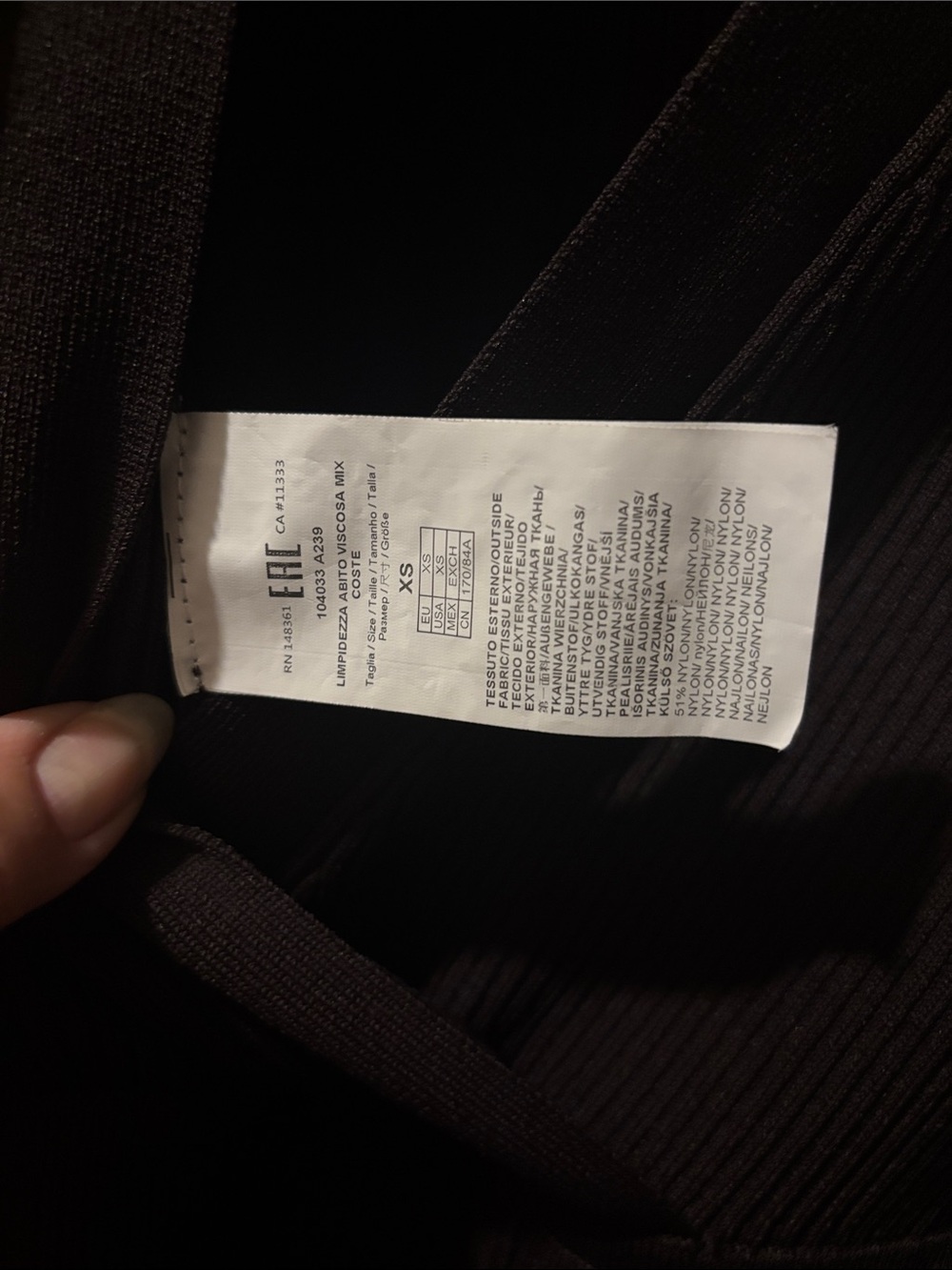 Pinko Brown Ribbed Midi Dress with Side Buttons - Picture 14 of 16